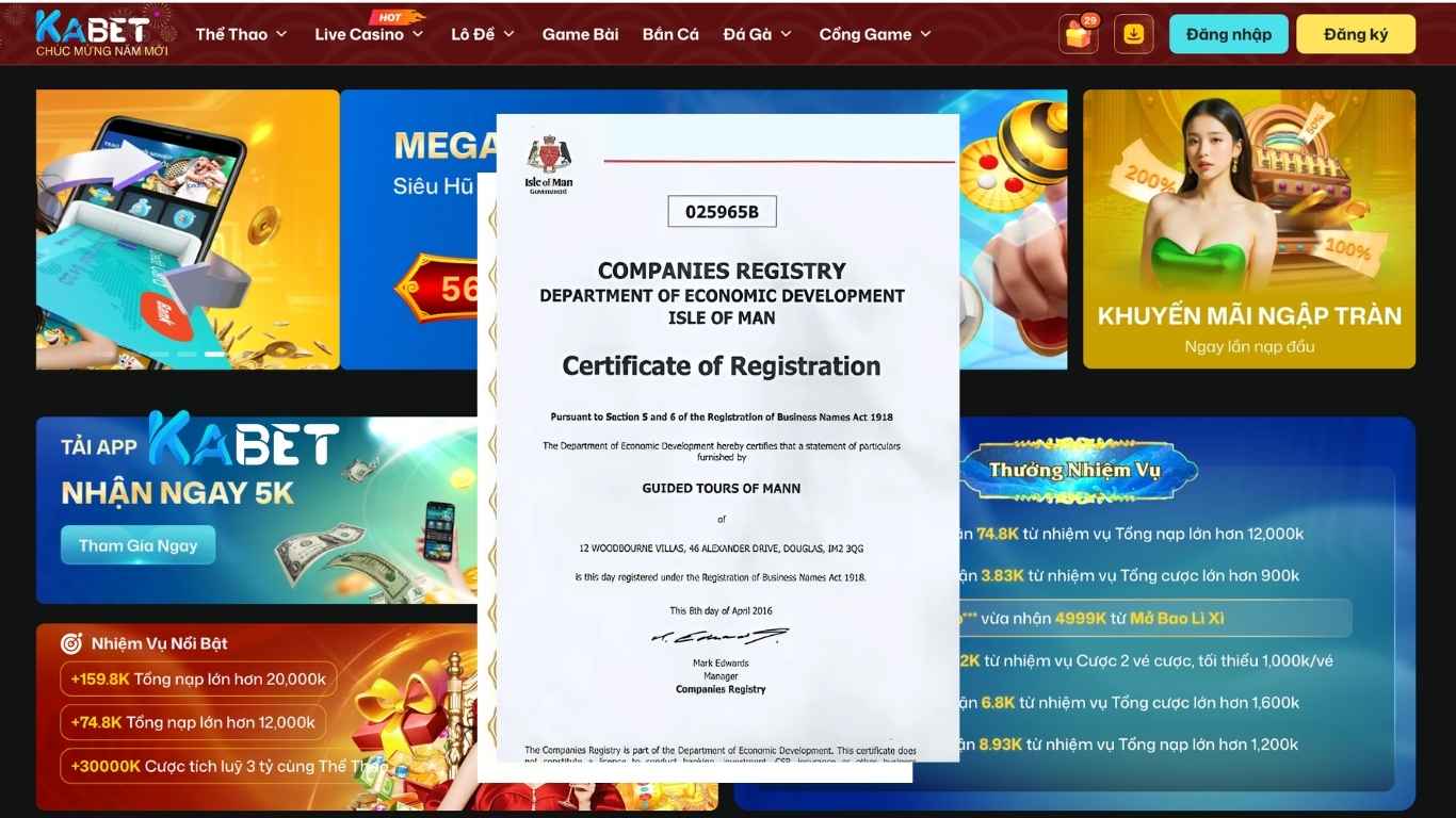 Giới thiệu về Kabet - Nguồn gốc pháp lý 