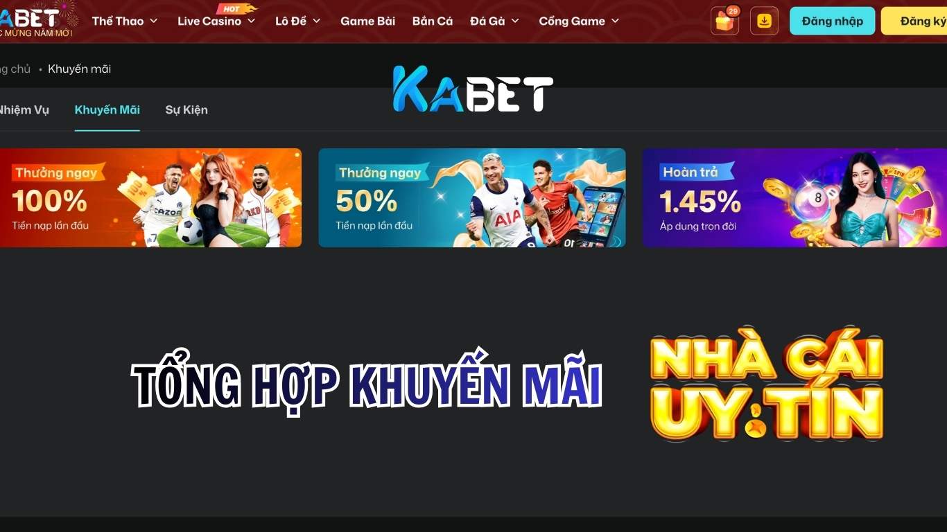 Cập nhật những khuyến mãi Kabet mới nhất Cập nhật những khuyến mãi Kabet mới nhất