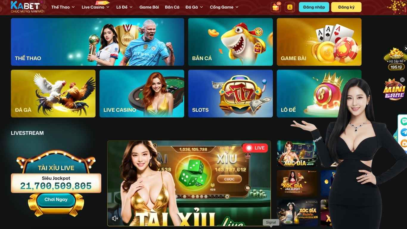 Sảnh cược hấp dẫn tại nhà cái Kabet